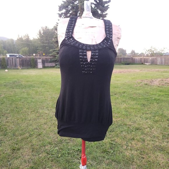 Sexy Black Guess Blouse - Picture 2 of 3